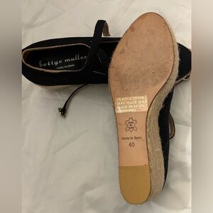 Bettye Muller Elegant Black Espadrilles